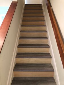 Vinyl Skyline Pine Stairs | Melbourne Beach Flooring & Kitchens