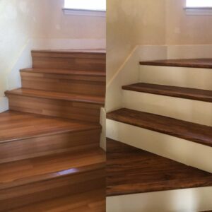 Before and After Stairs Flooring | Melbourne Beach Flooring & Kitchens