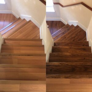 Before and After stairs Flooring | Melbourne Beach Flooring & Kitchens