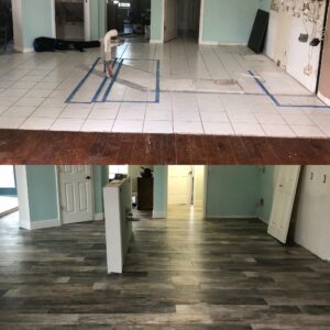 Before and After Flooring | Melbourne Beach Flooring & Kitchens