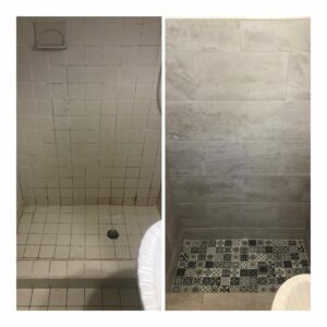 Before and After Bathrooms Flooring | Melbourne Beach Flooring & Kitchens