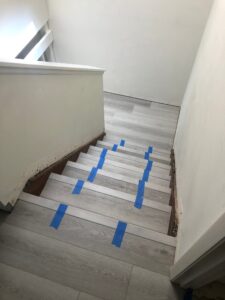 Vinyl Plank Stairs | Melbourne Beach Flooring & Kitchens