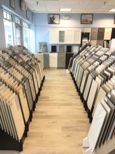 Variety of flooring products at showroom | Melbourne Beach Flooring & Kitchens
