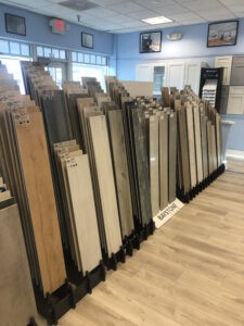 Variety of flooring products at showroom | Melbourne Beach Flooring & Kitchens