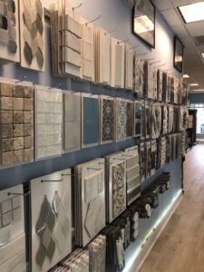 Variety of tile products at showroom | Melbourne Beach Flooring & Kitchens